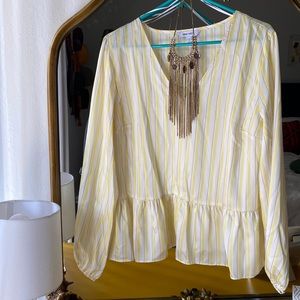 Yellow blouse
